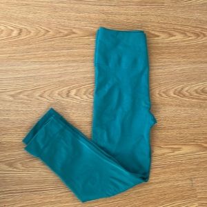Lululemon zone in crop 21” forage teal 8
